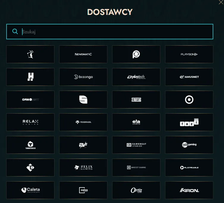 Dostawcy gier w Dolly Casino
