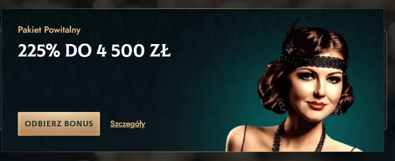 Bonus powitalny dla nowych graczy dollycasino