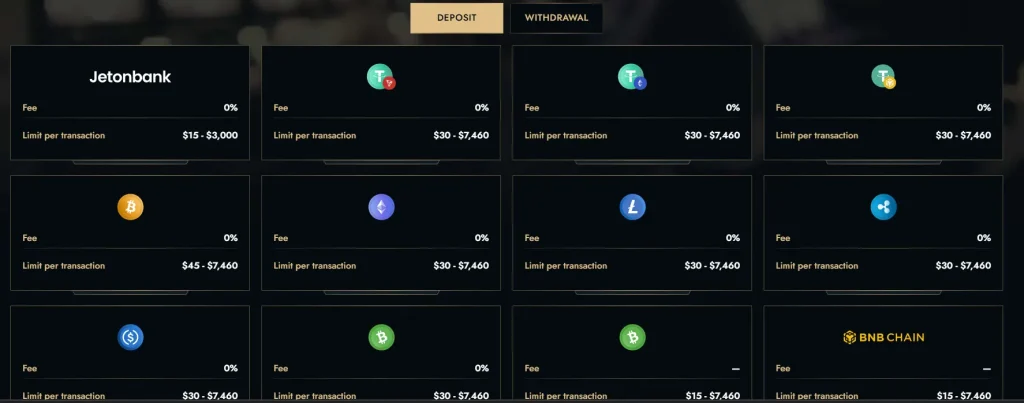 Wpłaty i wypłaty w Dolly Casino Pl